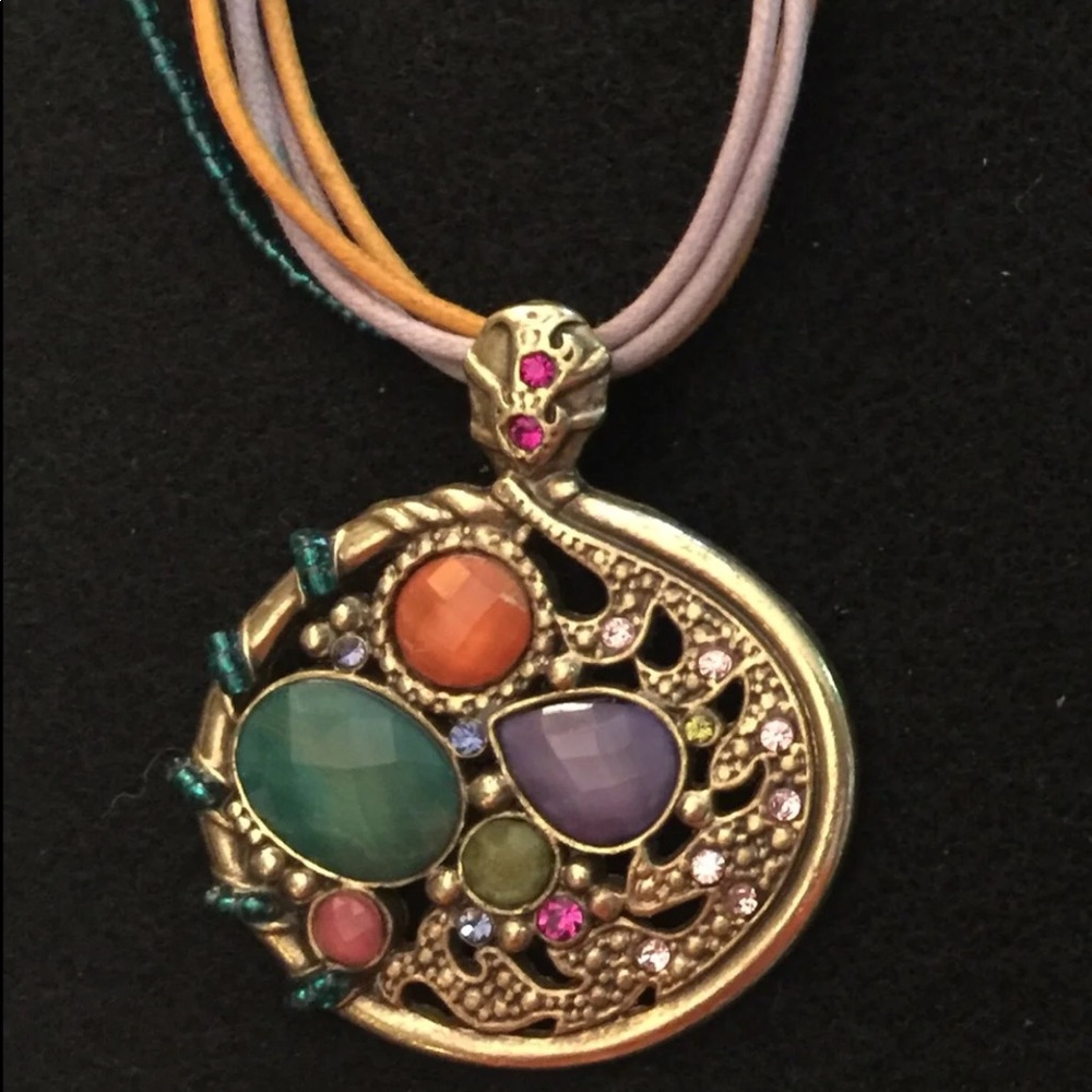 2 Beautiful, Rhinestone Statement Necklaces - image 2